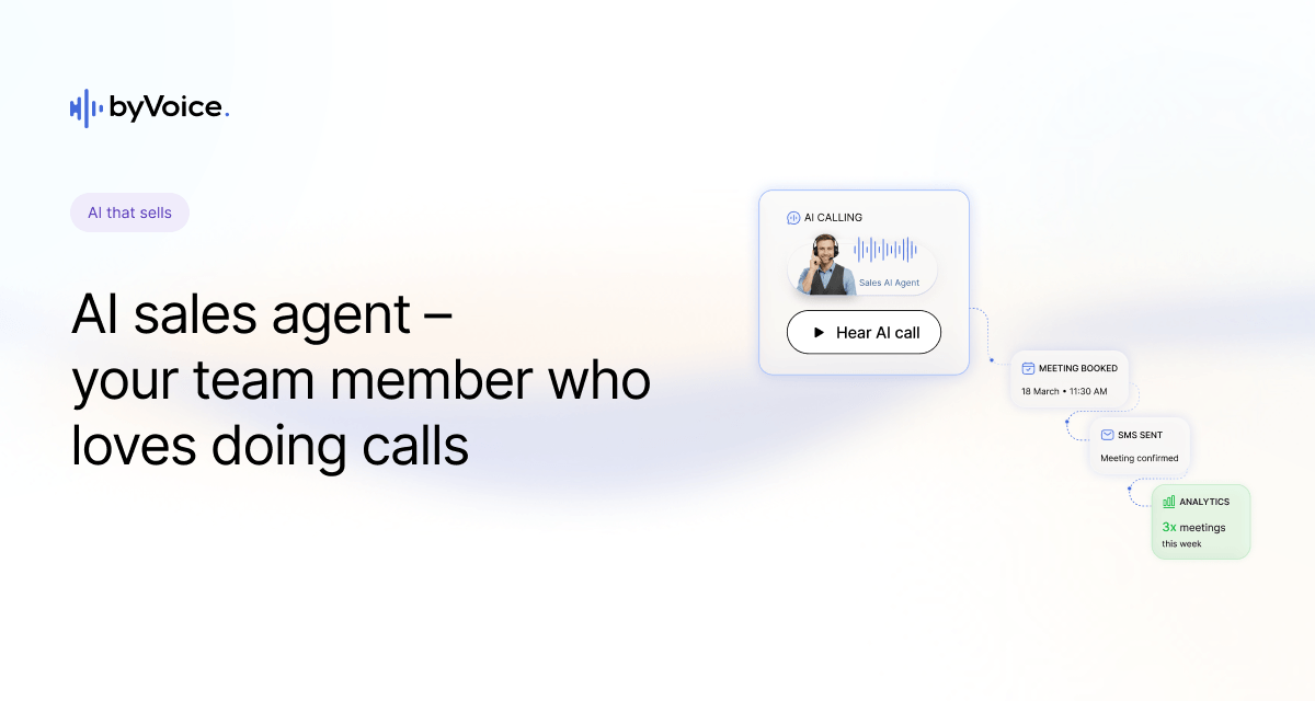 Smart AI Sales Agent for Outbound Calls
