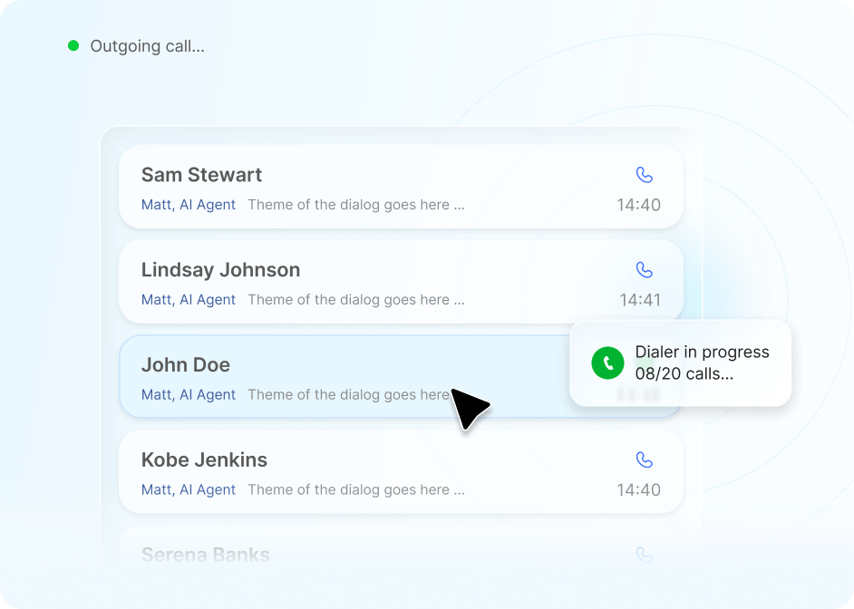 Dial more prospects at once