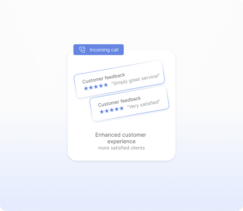 Enhance customer experience