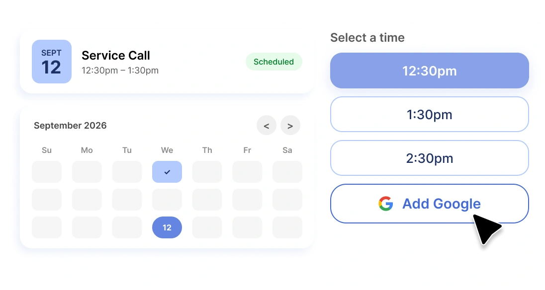 Routine calls get a time slot