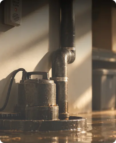Sewage backup after hours
